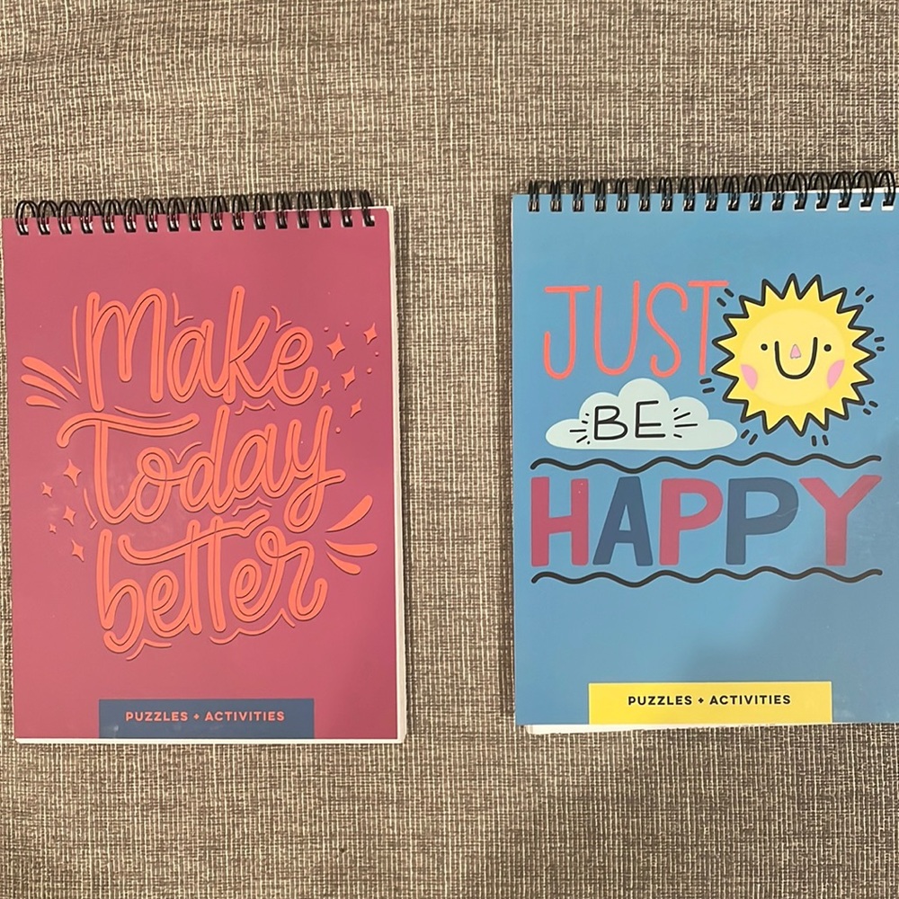 NWT FabFitFun Puzzle & Activity Books (Set of 2)